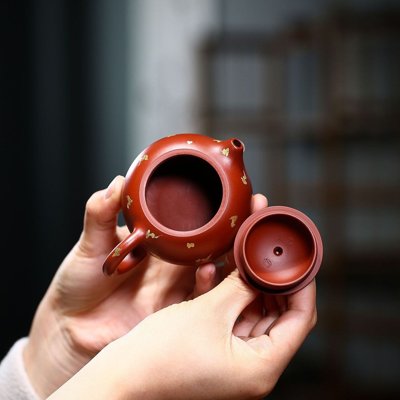 Real Yixing Zisha Tea Pot Dahongpao Clay Marked Xishi Pot 130ml Small Kungfu Pot