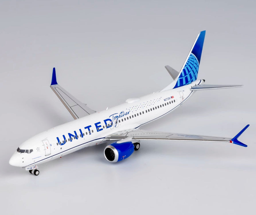 1:400 NG Model UNITED BOEING 737 MAX 8 Passenger Airplane Diecast Aircraft Model