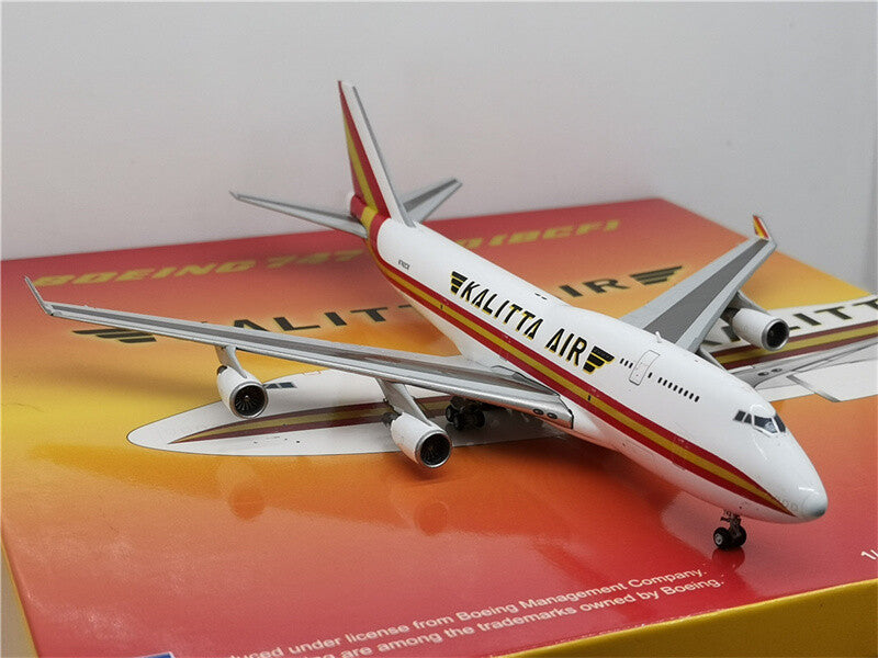 JC Wings KALITTA AIR For Boeing B747-400F N742CK 1/400 Aircraft Pre-built Model
