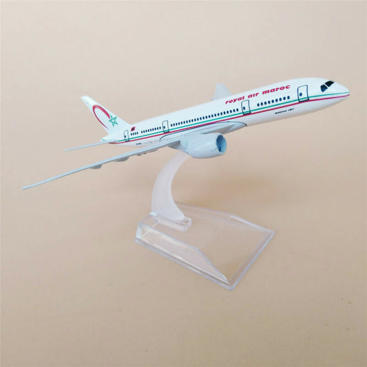 16cm Airplane Model Plane Royal Air Maroc Airlines Boeing 787 B787 Aircraft Toy