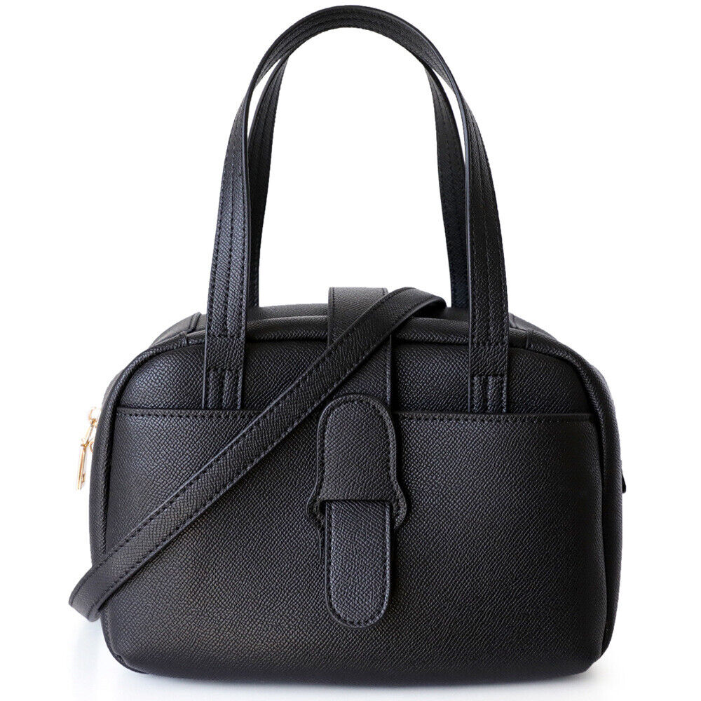Roomy Leather Handbag Doctor Bag Purse Tote Shoulder Bag w/ Crossbody Strap