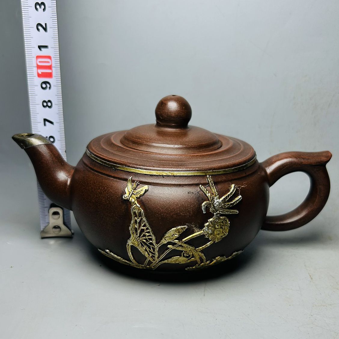 Vintage Chinese Yixing Purple Clay Teapot Zisha Ceremony Exquisite Tea Set Rare
