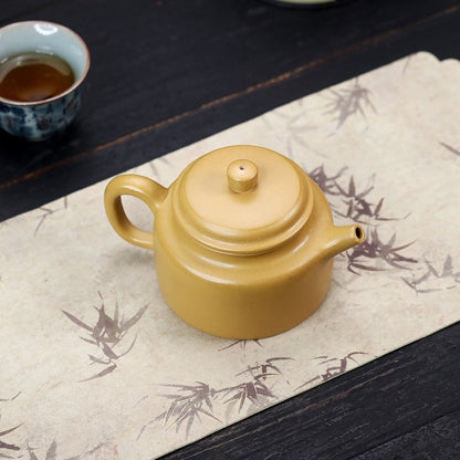 Original Yixing Zisha Duan Clay Tea Pot Chinese Character Carved Master Pot New