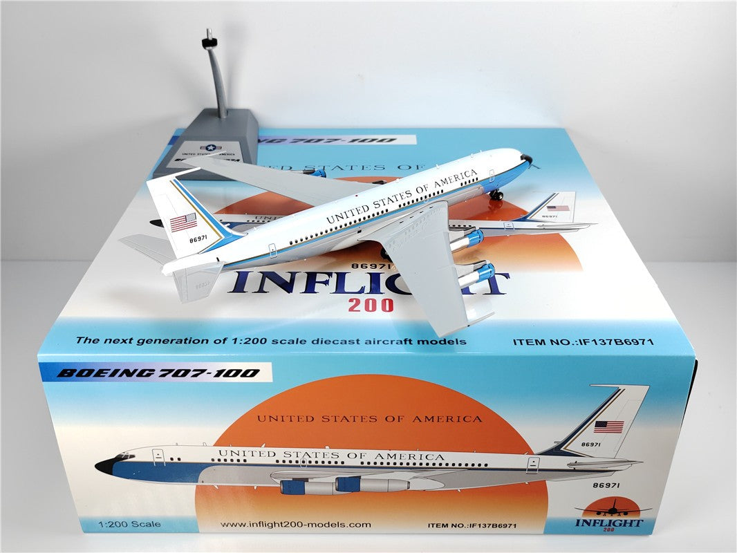 1:200 InFlight United States of America B707-100 Airplane Diecast Plane Model