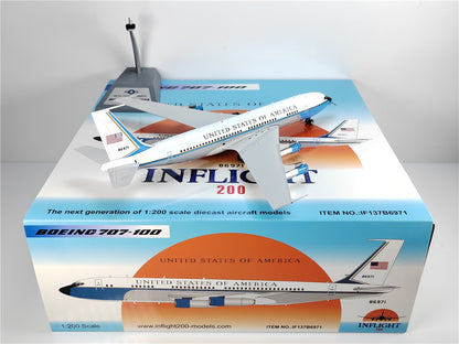 1:200 InFlight United States of America B707-100 Airplane Diecast Plane Model