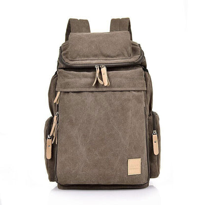 Canvas Travel Backpacks Men Casual Bag Bucket Bags Travel Bags