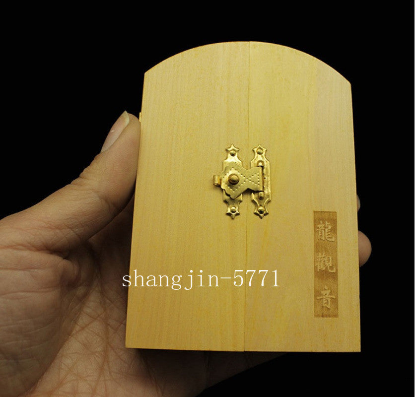 Boxwood Carving Buddha Folding Buddha Statue Buddhist Altar Decoration