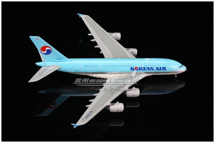 1:400 JC Wings KOREAN AIR AIRBUS A380 Passenger Aircraft Diecast Airplane Model