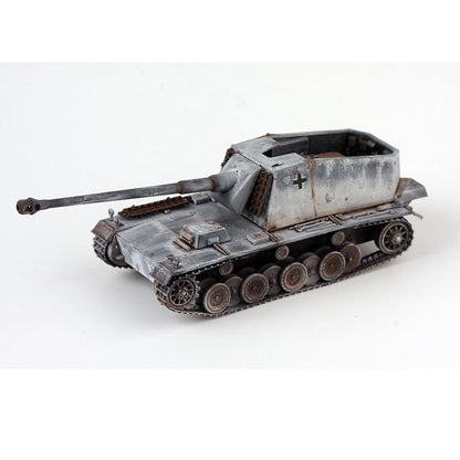 1/72 AM German 128mm Self-propelled Anti-tank Gun Emil Heavy Tank Finished Model