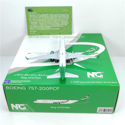 1:400 NG Models Asia Pacific air cargo B757-200 Passenger Diecast Aircraft Model