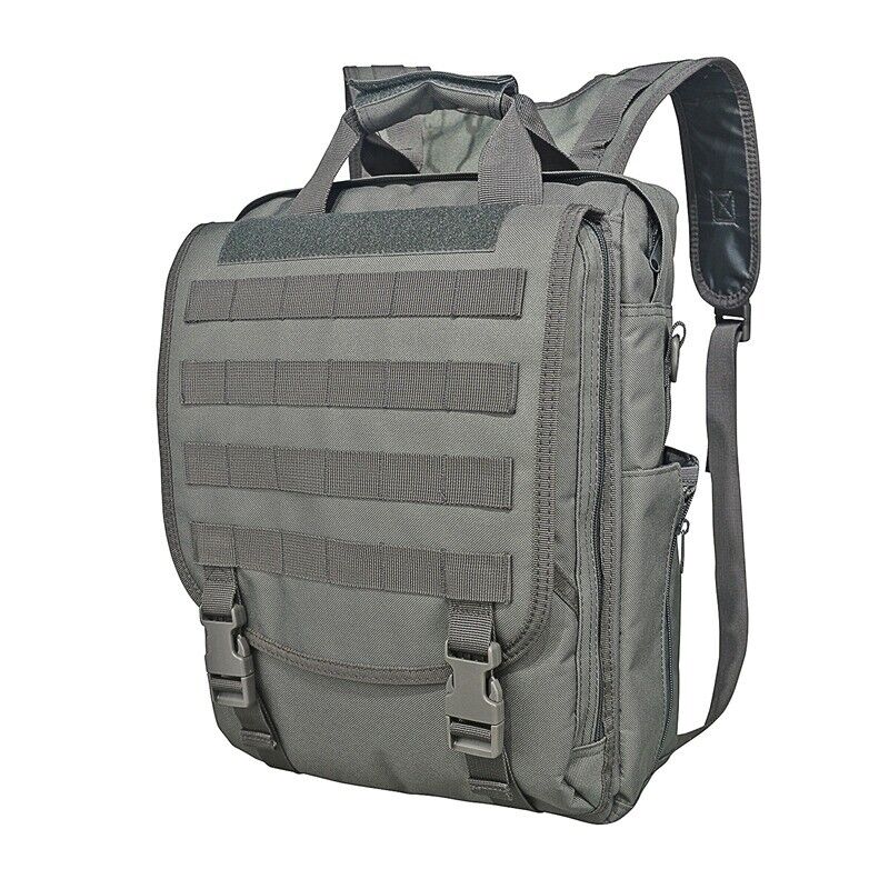 Military Tactical Laptop Backpack Computer Rucksack Camping Hiking Travel Bag