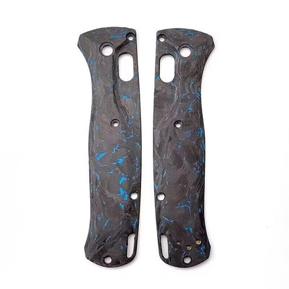1 Pair Custom Made 3K Carbon Fiber Handle Scales For Benchmade Bugout 535 Knives