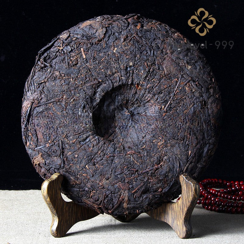 357g Ripe Pu'er Tea Cake Yunnan Imperial Grade Aged Fine Bud Compressed Tea