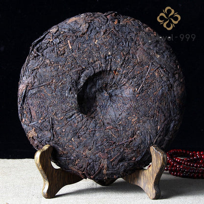 357g Ripe Pu'er Tea Cake Yunnan Imperial Grade Aged Fine Bud Compressed Tea