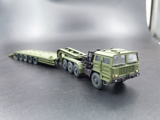 1/72 China Army Tai 'an TA4410 tank Trailer Army Green Painted Finished Model