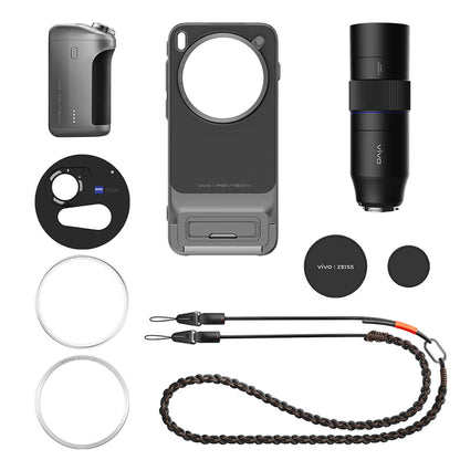 Vivo X300 Pro Telephoto Kit – Zeiss 2.35× Extender, PGYTECH Grip, Case, Filters