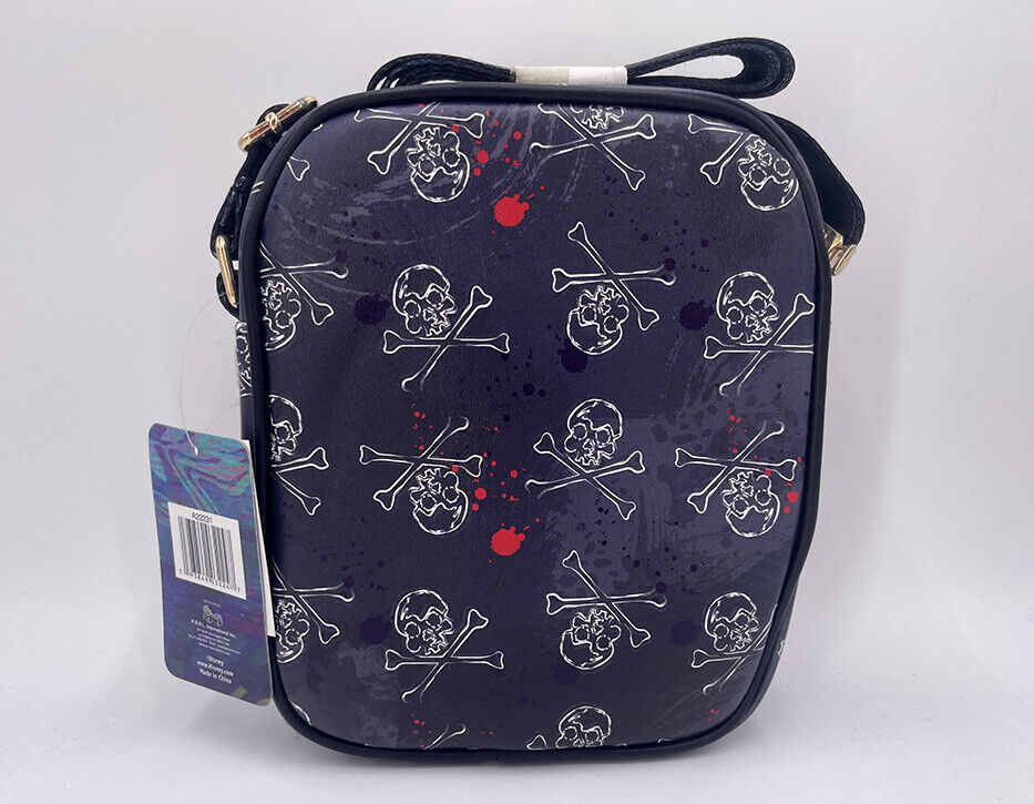 Disney Villains Faux Leather Blue Cruella De Vil Crossbody Bag 8.5" Lady Purse