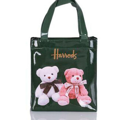 Harrods London Girls Shopper PVC Tote Bag Top-handle Casual Shopping Handbag