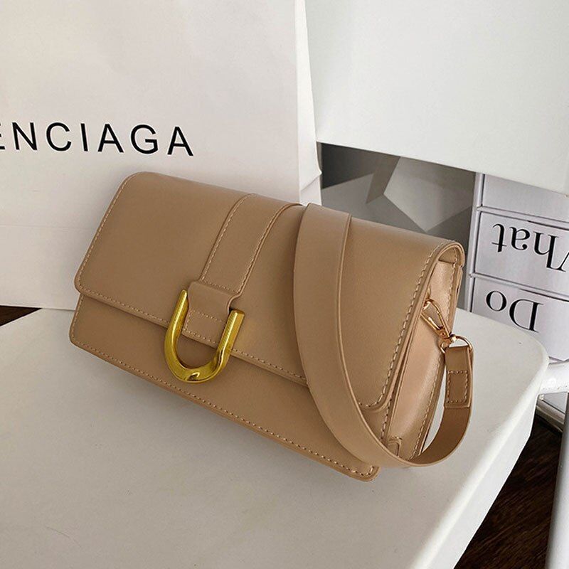 Fashion Handbags Women Leather Shoulder Bags Square Shape Crossbody Small Purse