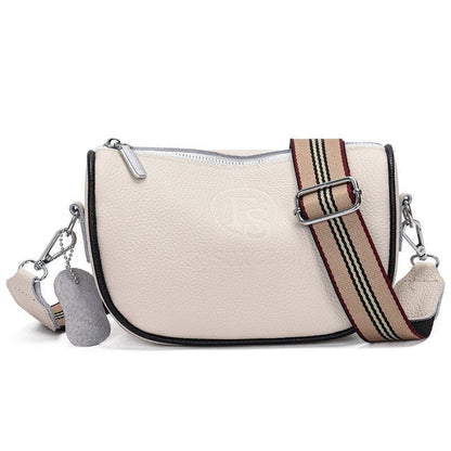 Crossbody Handbags Women'S Genuine Leather Saddle Shoulder Bag Girl Bag