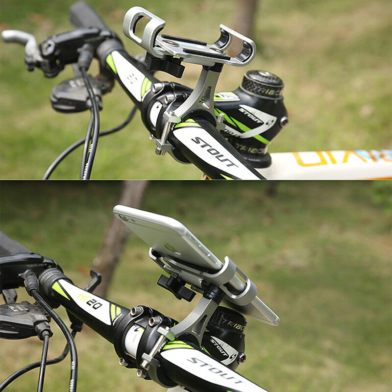 360° Aluminum Motorcycle Bike Bicycle GPS Cell Phone Holder Handlebar Mount USA