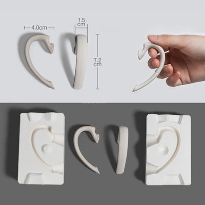 Pottery Tools Ceramic Mold Grouting Plaster DIY Teapot Water Cups Handle Molding