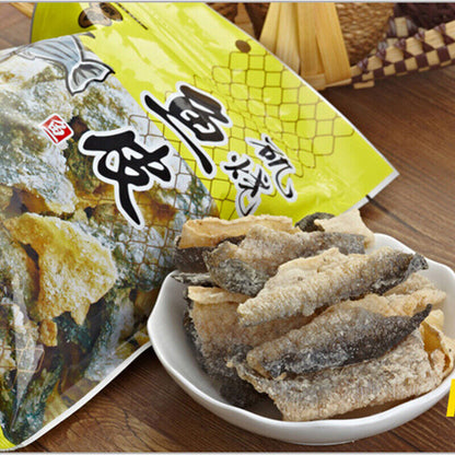 Chinese Food Fish Skin Yu Pi Snacks NATURAL IS spicy BEST 60g*3 bags
