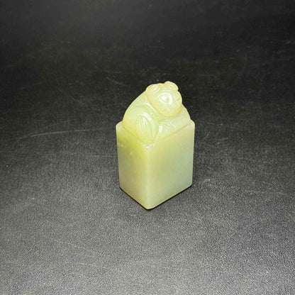 Certified Natural Hetian Jade Hand-carved Exquisite Pixiu Statues 31343