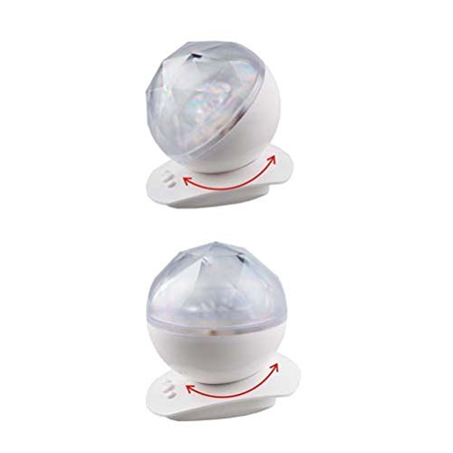 Relaxing Colorful Diamond Light Projection Lamp with Speaker