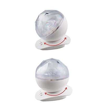 Relaxing Colorful Diamond Light Projection Lamp with Speaker