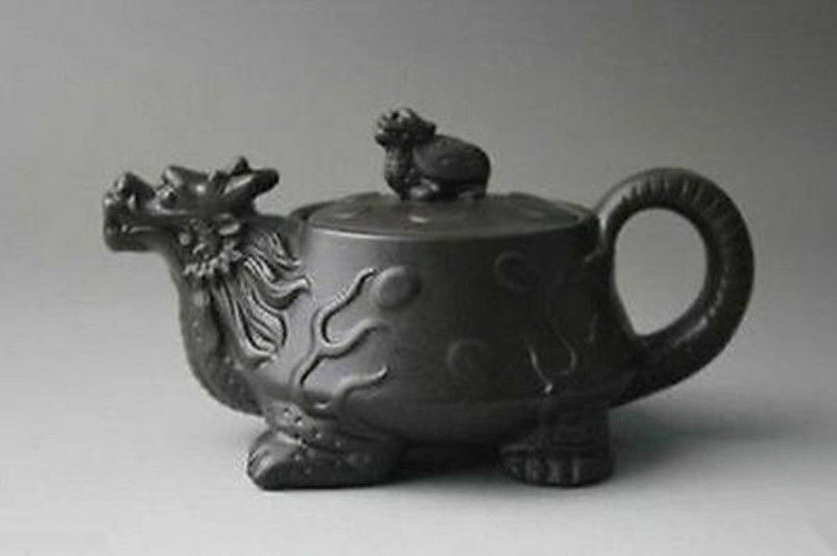 450ml Chinese Yixing Purple Clay Turtle Dragon Teapot Kung Fu Tea Set Kettle