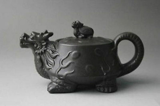 450ml Chinese Yixing Purple Clay Turtle Dragon Teapot Kung Fu Tea Set Kettle