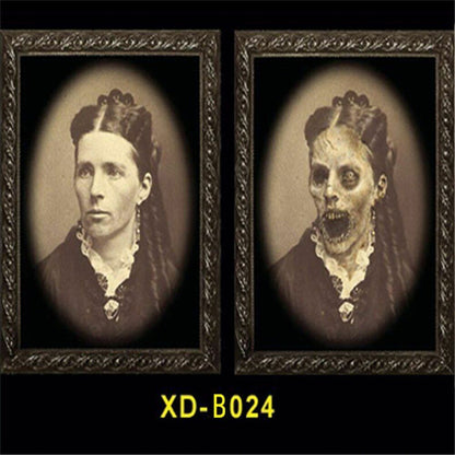 Halloween 3D Ghost Photos Frame Decoration Spooky Party Delivers Crafts Horror
