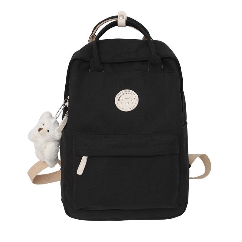 Student Backpack Waterproof School Bag Laptop Book Traveling Bag 27*13*37CM Blue