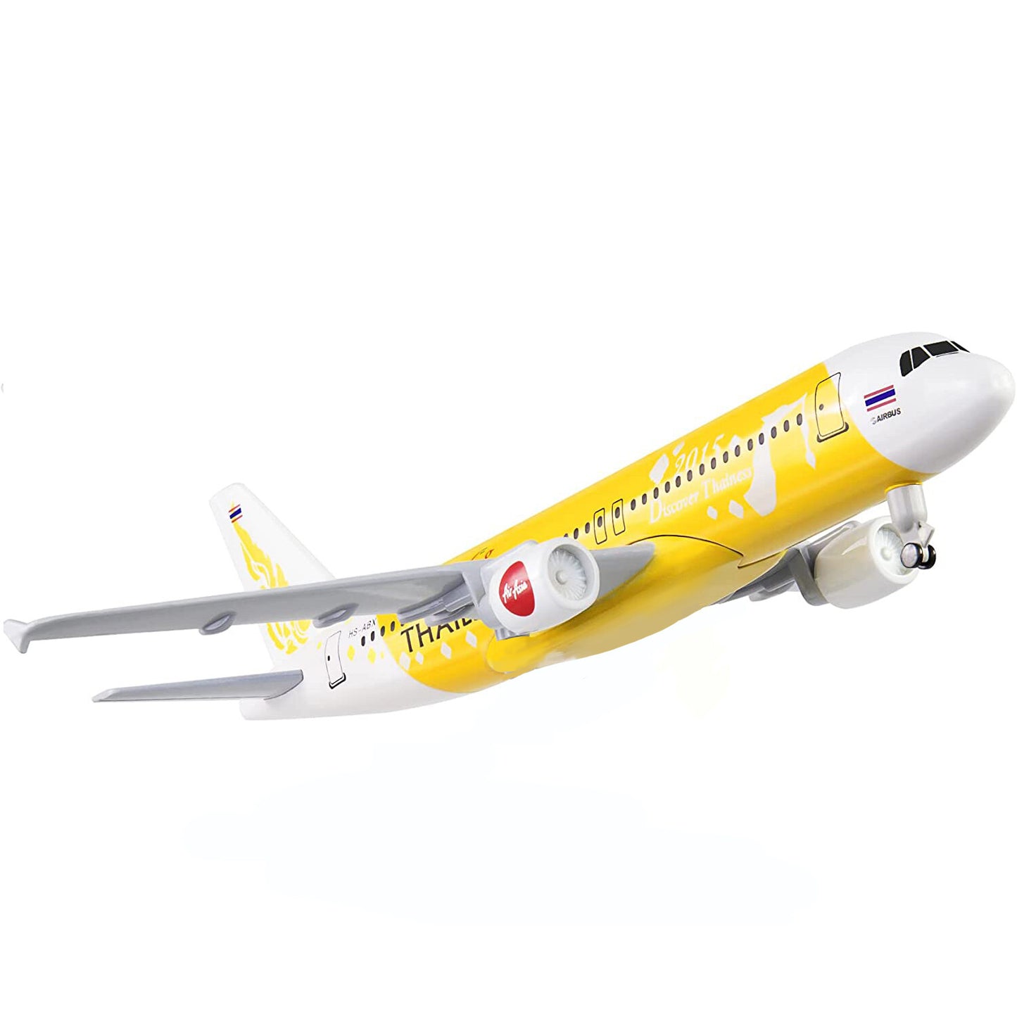 1:400 16cm Air Thailand A320 Airplane Model Alloy Simulation Airliner Ornaments