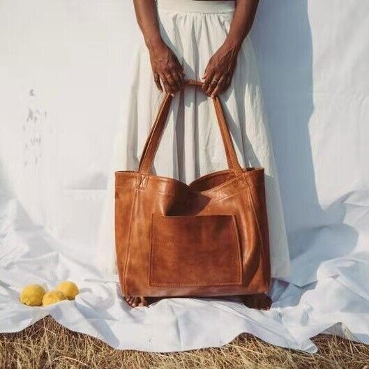 Women Tote Shoulder Handbag Leather Everyday Purse Large Shopper Crossbody Bag