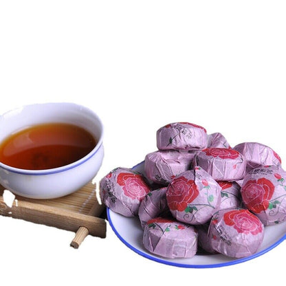 500g Rose Tuo Tea Puerh Ripe Tea Yunnan Rose Mini Tuo Tea Puerh Ripe Tea 1.1lb