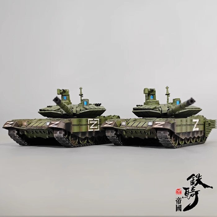 Homemade 1/72 Military Main Battle T90MS Die-cast Tank Model Static Ornament