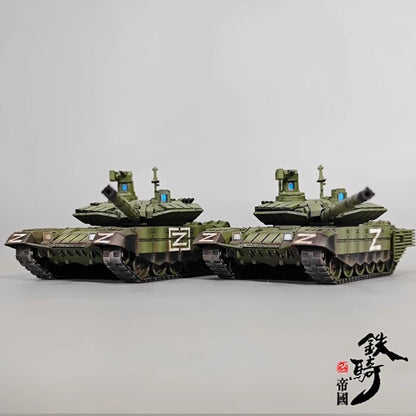 Homemade 1/72 Military Main Battle T90MS Die-cast Tank Model Static Ornament