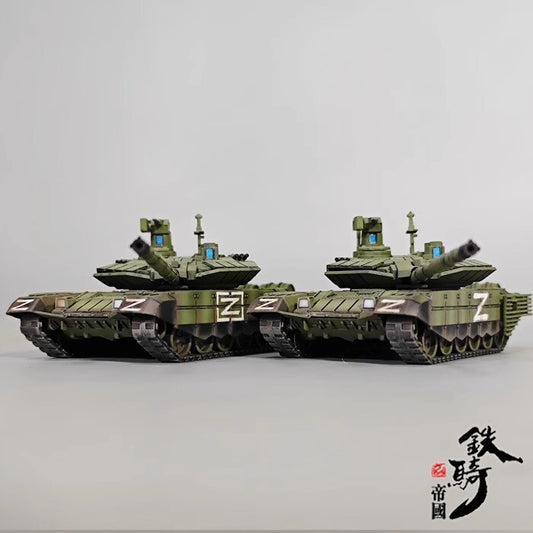 Homemade 1/72 Military Main Battle T90MS Die-cast Tank Model Static Ornament