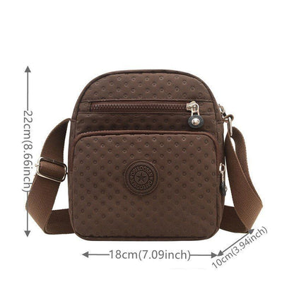 Vintage Shoulder Bag Crossbody Purse Nylon Handbag Satchel Tote Nylon Shell Bags
