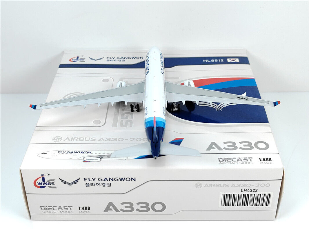 1:400 JC Wings FLY GANGWON AIRBUS A330-200 Passenger Airplane Diecast Model