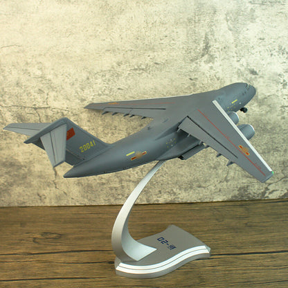 1:130 36CM China Y-20 Large Transport Plane Airplane Diecast Aircraft Model