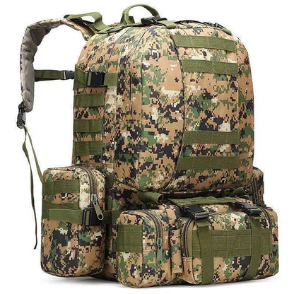 Tactical Backpack Mens Sport Bag Outdoor Hiking Climbing Army Rucksack