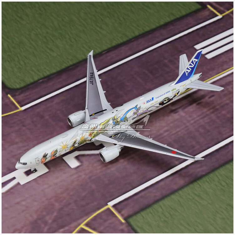 1:400 JC Wings ANA BOEING 777-300ER Passenger Airplane Diecast Aircraft Model