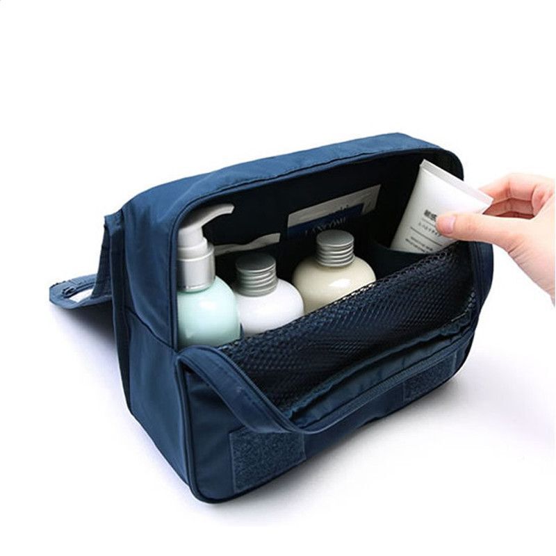Traveling Cosmetic Bag Nylon Waterproof Makeup Purse Storage Pouch 24*9*18.5 CM