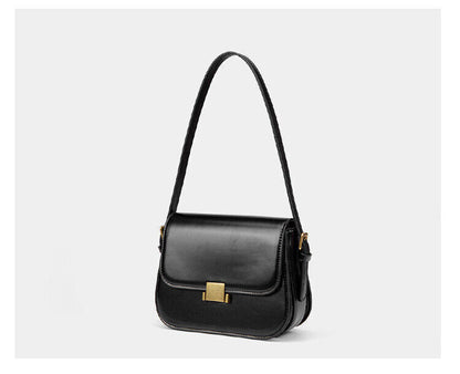 New Messenger Bag Fashion High Sense Niche Single Shoulder Leather Women's Bag