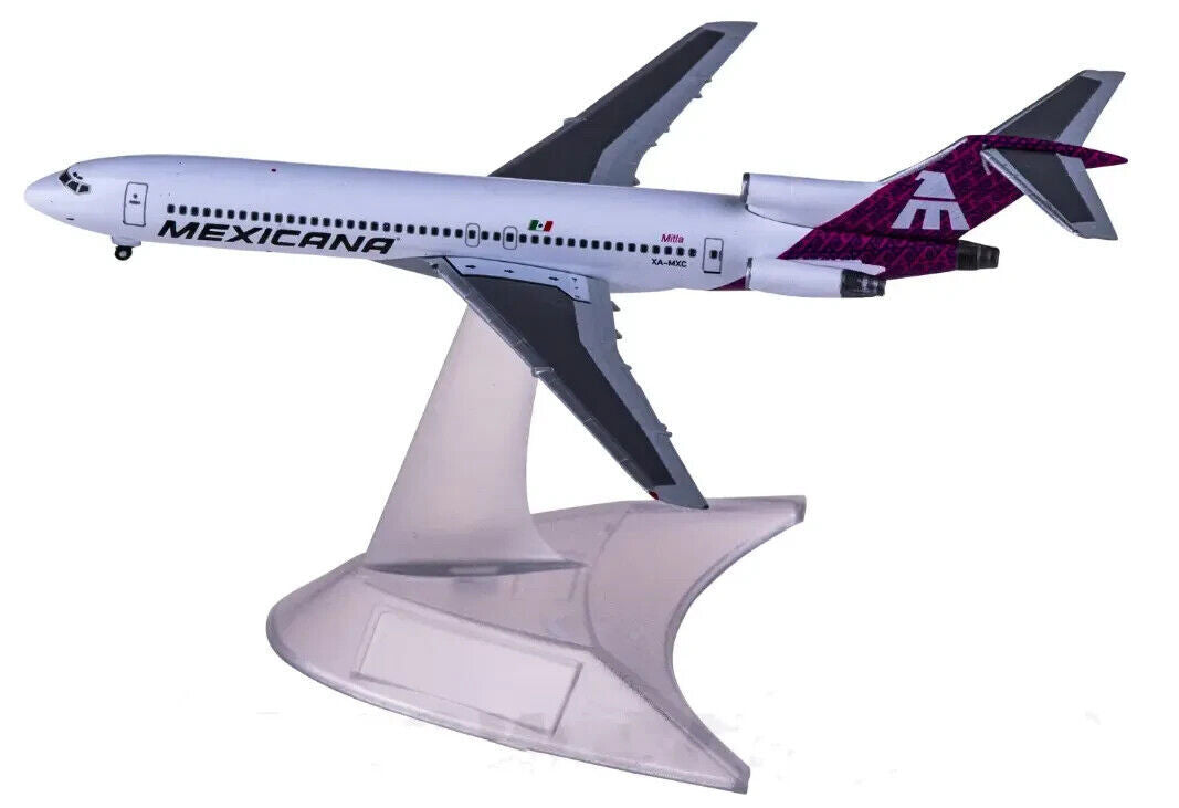 1:500 Herpa Mexicana BOEING 727-200 Passenger Aircraft Diecast Airplane Model
