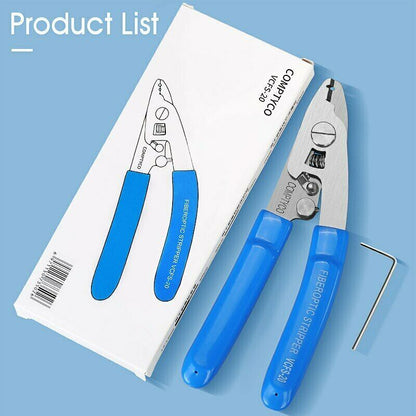 Stainless Steel VCFS-20 Two-port Fiber Optical Stripper Pliers Wire Stripper