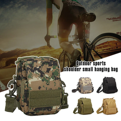 Sports Shoulder Small Bag Men's Military Backpack Outing Crossbody Bag Outdoor